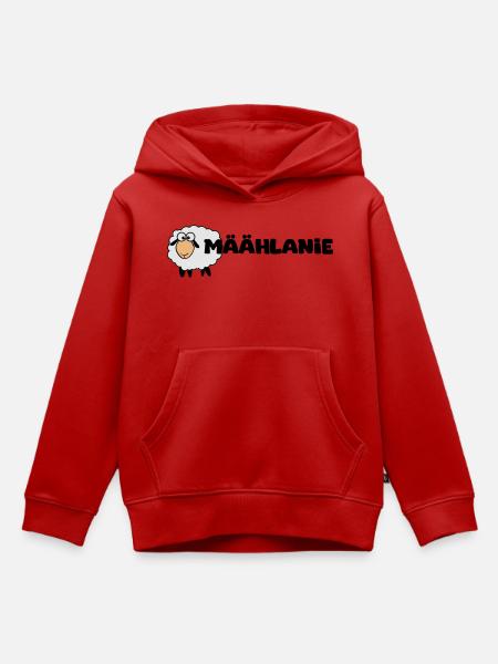 Melanie Schaf "Mäählanie" - Kinder Premium Organic Hoodie - Rot