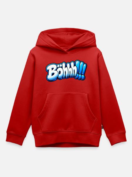 Böhhh!!! – Lustiger Spruch - Kinder Premium Organic Hoodie - Rot