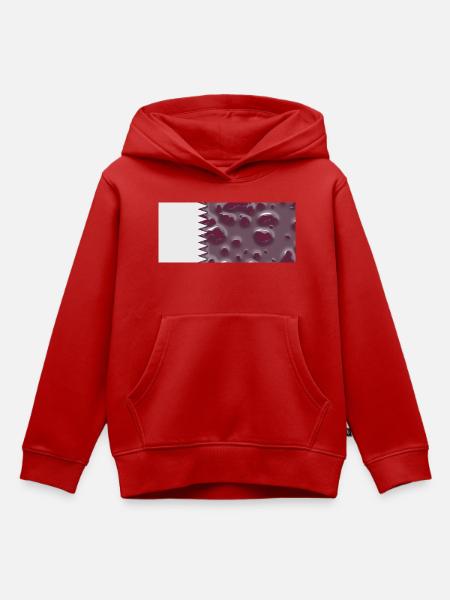 Katar als Land - Kinder Premium Organic Hoodie - Rot