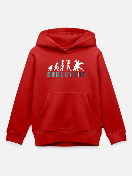 Walzer Paartanz - Kinder Premium Organic Hoodie - Rot