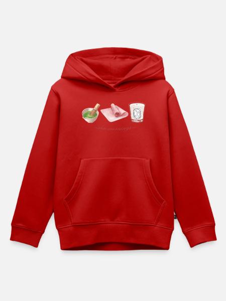 Langsame Morgen - Kinder Premium Organic Hoodie - Rot