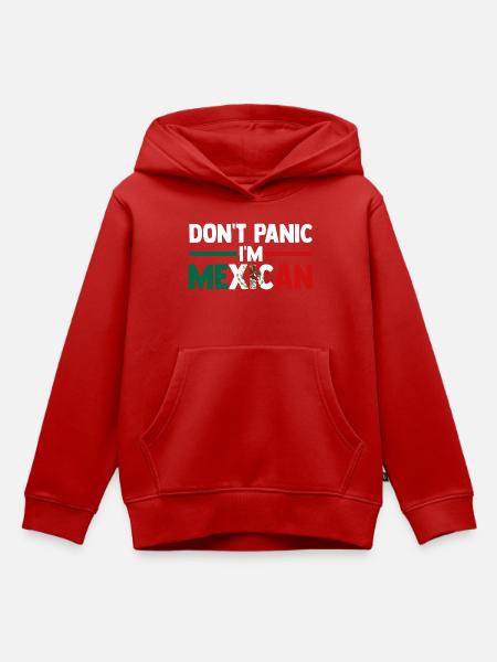 Mexican Mexico - Kinder Premium Organic Hoodie - Rot