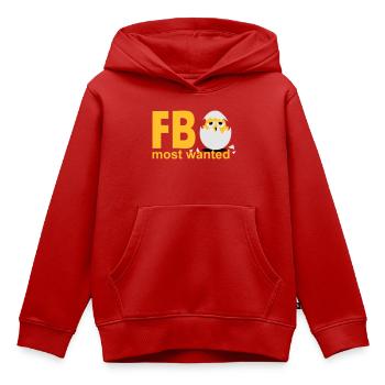 Küken Ei most wanted - Kinder Premium Organic Hoodie - Rot - Vorne - AI Model Kid Female (0cm)