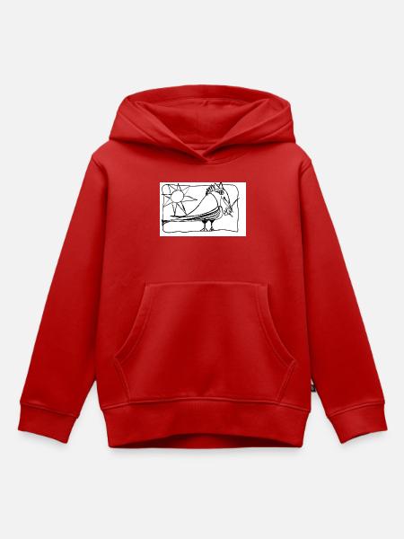 Alte Botschaft - Kinder Premium Organic Hoodie - Rot
