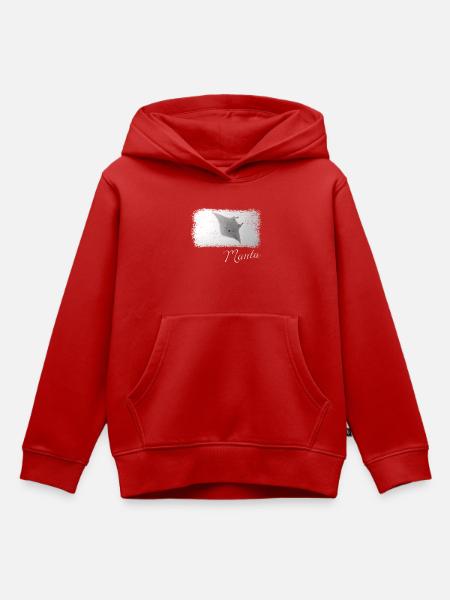 Mantarochen - Kinder Premium Organic Hoodie - Rot