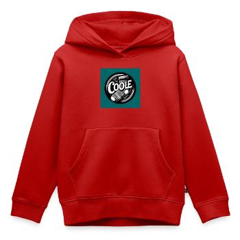 Coole Socke Socken und lustiger Spruch - Kinder Premium Organic Hoodie - Rot - Vorne - AI Model Kid Female (0cm)