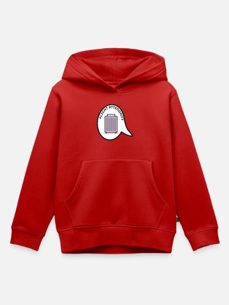 KOFFER FÜR FLUGBEGLEITER - Kinder Premium Organic Hoodie - Rot