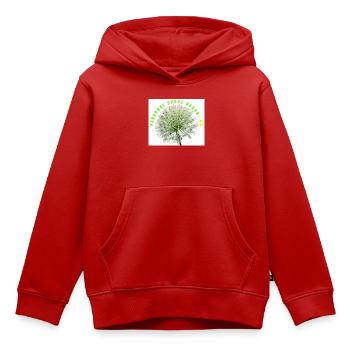 Personal Space Radar On Funny Garlic Flower  - Kids Premium Organic Hoodie - red - Front - AI Model Kid Female (0cm)