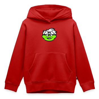 Frosch Frau Hübsch Kröte Lustig Weiblich Mädchen - Kinder Premium Organic Hoodie - Rot - Vorne - AI Model Kid Female (0cm)