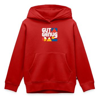 Gut Genug Selbstliebe Ich Bin Gut Genug Selbstwert - Kinder Premium Organic Hoodie - Rot - Vorne - AI Model Kid Female (0cm)