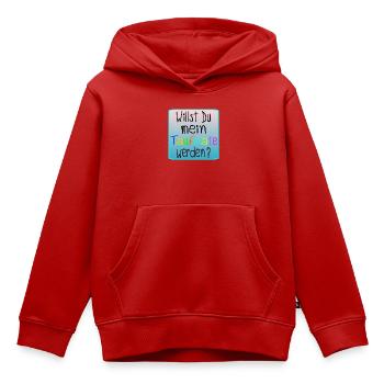 BABY TAUFE - TAUFPATE WERDEN - Kinder Premium Organic Hoodie - Rot - Vorne - AI Model Kid Female (0cm)