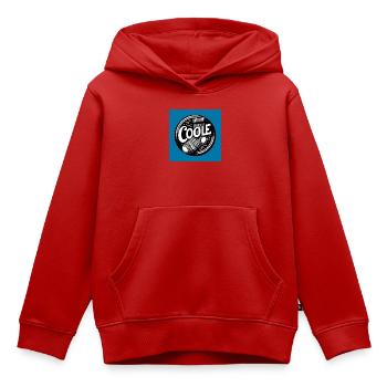 Coole Socke Socken und lustiger Spruch - Kinder Premium Organic Hoodie - Rot - Vorne - AI Model Kid Female (0cm)