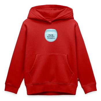 Mehr Wasser trinken - Kinder Premium Organic Hoodie - Rot - Vorne - AI Model Kid Female (0cm)