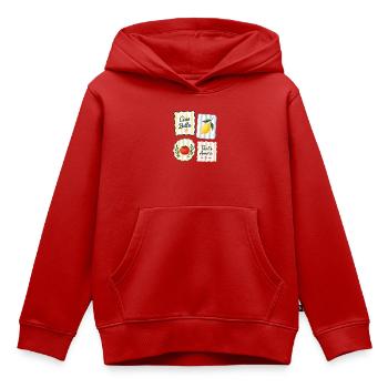 Ciao Bella That’s Amore Italien Sommer - Kinder Premium Organic Hoodie - Rot - Vorne - AI Model Kid Female (0cm)