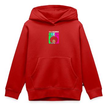 Sternzeichen Steinbock - Kinder Premium Organic Hoodie - Rot - Vorne - AI Model Kid Female (0cm)