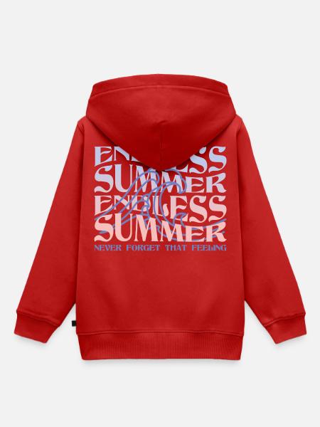 Endless Summer – Wellen & Beach Vibes - Kinder Premium Organic Hoodie - Rot