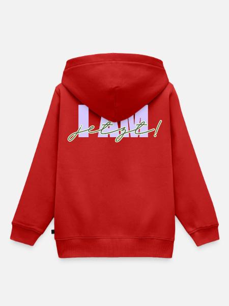 I_AM - Kinder Premium Organic Hoodie - Rot