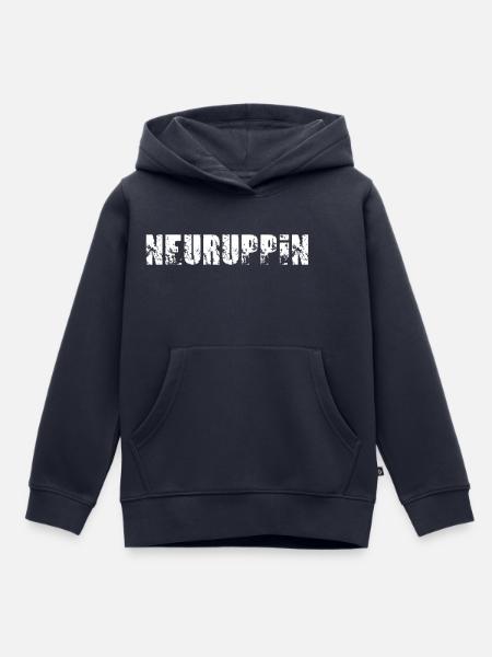Neuruppin - Kinder Premium Organic Hoodie - Navy
