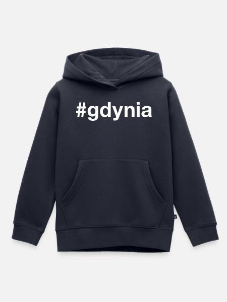 Gdynia Polska  Polen  - Kinder Premium Organic Hoodie - Navy