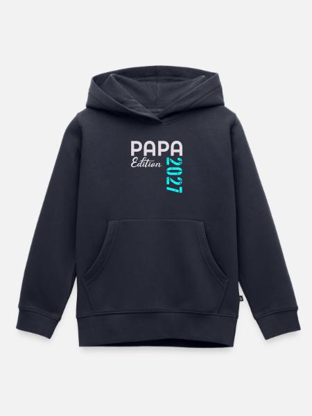BABY PAPA 2027 EDITION - Kinder Premium Organic Hoodie - Navy