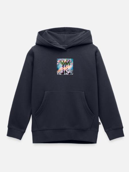 Es ist Frühling… - Kinder Premium Organic Hoodie - Navy