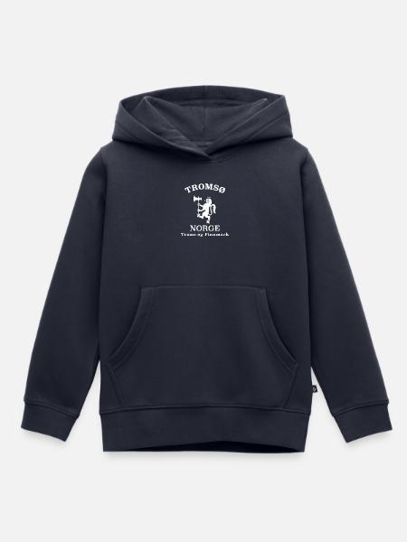 Tromso Norway Norwegen - Kinder Premium Organic Hoodie - Navy