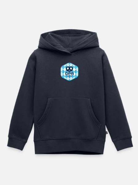 Bayerischer Opa 2027 - Kinder Premium Organic Hoodie - Navy