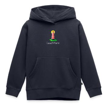 Leuchtturm - Kinder Premium Organic Hoodie - Navy - Vorne - AI Model Kid Male (0cm)