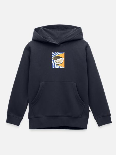 Funky Oysters - Kinder Premium Organic Hoodie - Navy