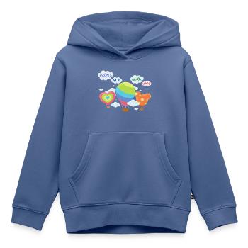 Float Fly Glide Soar Balloons - Kids T-Shirt - Kinder Premium Organic Hoodie - Taubenblau - Vorne - AI Model Kid Female (0cm)