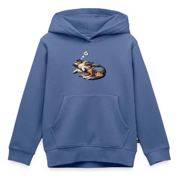 Australian Shepherd Aussie Aussiebesitzer Aussies - Kinder Premium Organic Hoodie - Taubenblau - Vorne - AI Model Kid Female (0cm)