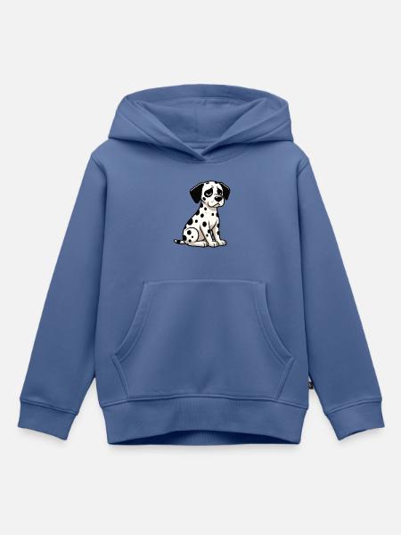 Dalmatiner Dalmatinerhalter Dalmatinerbesitzer Dal - Kinder Premium Organic Hoodie - Taubenblau