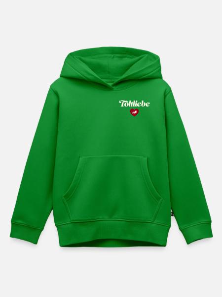 Islandpferd Tölt liebe - Kinder Premium Organic Hoodie - Grün