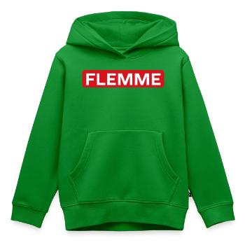 Faul - Kinder Premium Organic Hoodie - Grün - Vorne - AI Model Kid Female (0cm)