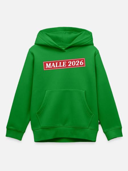 Malle 2026 - Kinder Premium Organic Hoodie - Grün