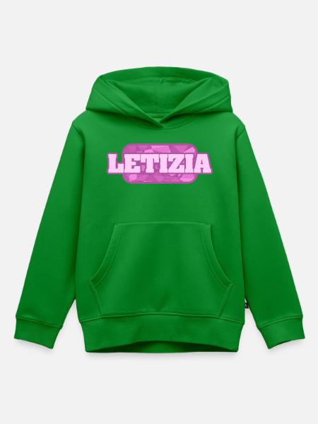 Letizia als Bio - Kinder Premium Organic Hoodie - Grün