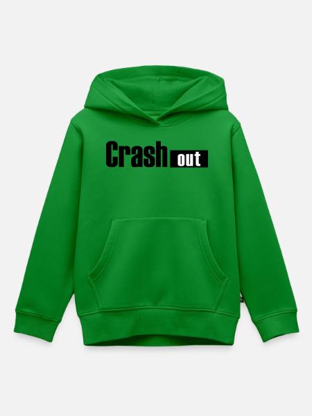 Crashout - Kinder Premium Organic Hoodie - Grün