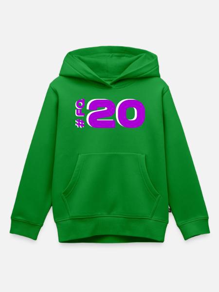FQ20-2025-katalonien - Kinder Premium Organic Hoodie - Grün