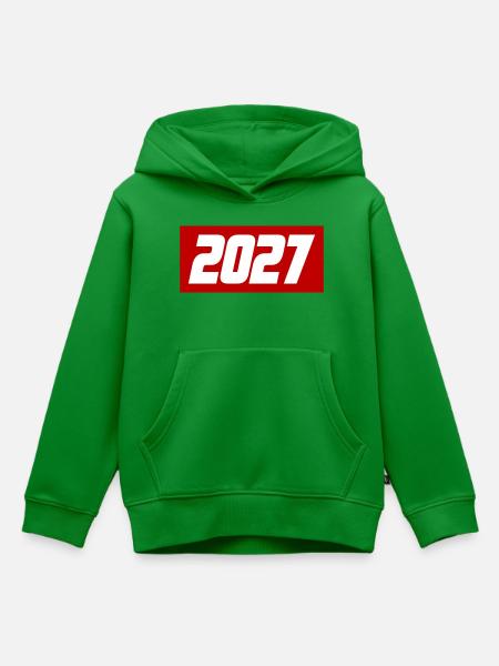 2027 Jahr - Kinder Premium Organic Hoodie - Grün