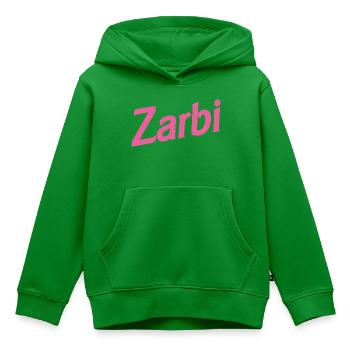 UNOWNED! - Kinder Premium Organic Hoodie - Grün - Vorne - AI Model Kid Female (0cm)