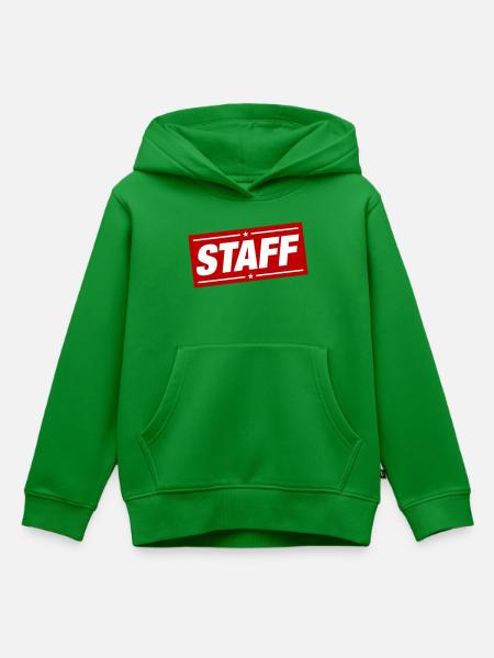 Staff Mitglied - Kinder Premium Organic Hoodie - Grün
