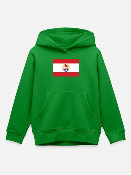 Polynésie - Kinder Premium Organic Hoodie - Grün