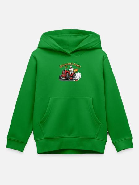 Grasnarben-Rowdy - Kinder Premium Organic Hoodie - Grün