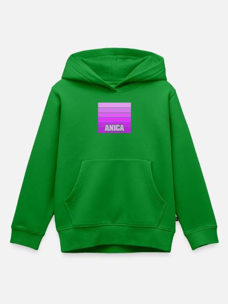 Geschenk für Entwurf - Kinder Premium Organic Hoodie - Grün