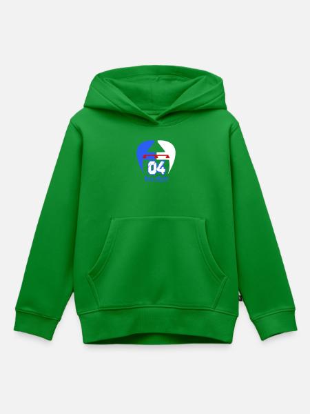 Logo von Bas-Alpine - Kinder Premium Organic Hoodie - Grün