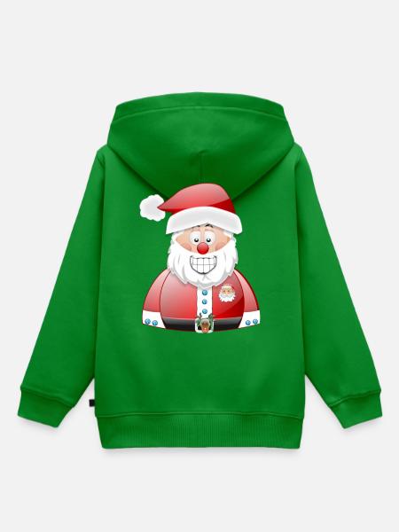 WeihnachtsmannWeihnachtsmann - Kinder Premium Organic Hoodie - Grün
