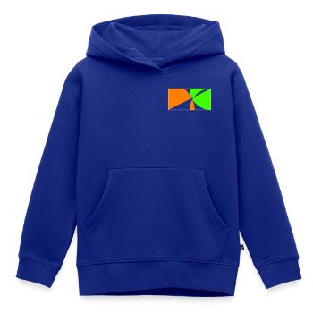 Restez sur la balle! - Sweat Premium à capuche enfant bio - bleu roi - Devant - AI Model Kid Male (0cm)