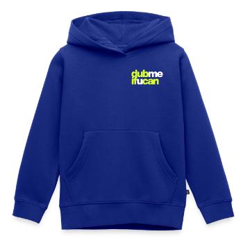 DUB, WENN DU KANNST - Kinder Premium Organic Hoodie - Royalblau - Vorne - AI Model Kid Male (0cm)