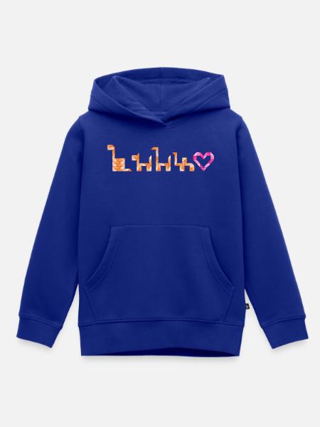 Triangle Creatures – From Snake to Camel - Kinder Premium Organic Hoodie - Royalblau