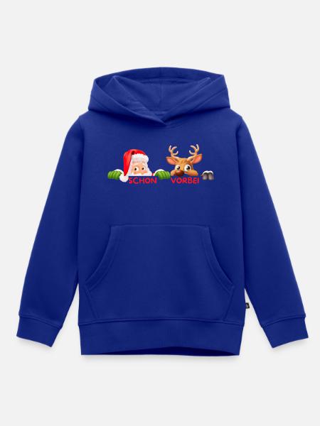 Schon Vorbei Weihnachtduo - Kinder Premium Organic Hoodie - Royalblau